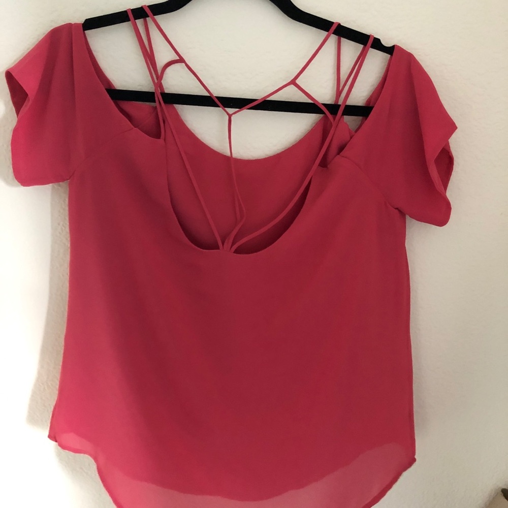 Pink cinnamon girl top